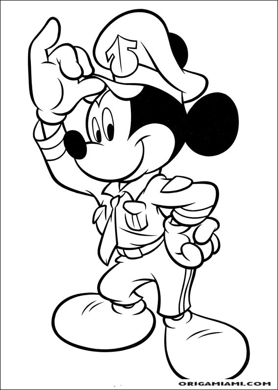 Mickey coloring page (137)