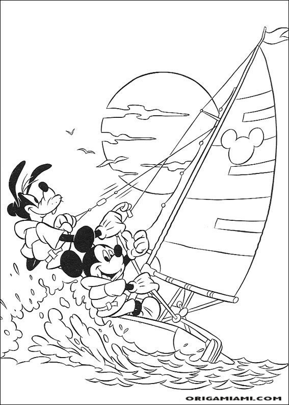 Mickey coloring page (2)