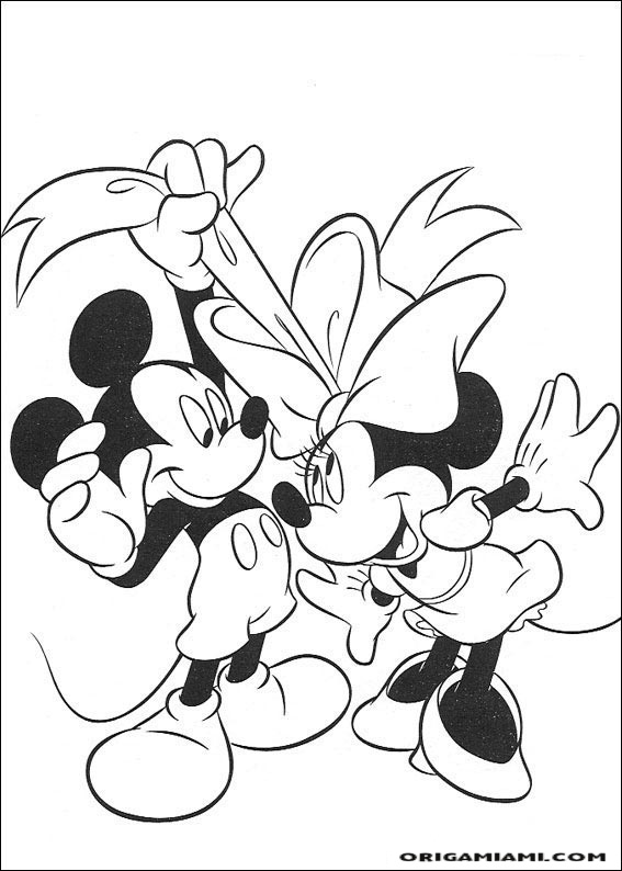 Mickey coloring page (3)