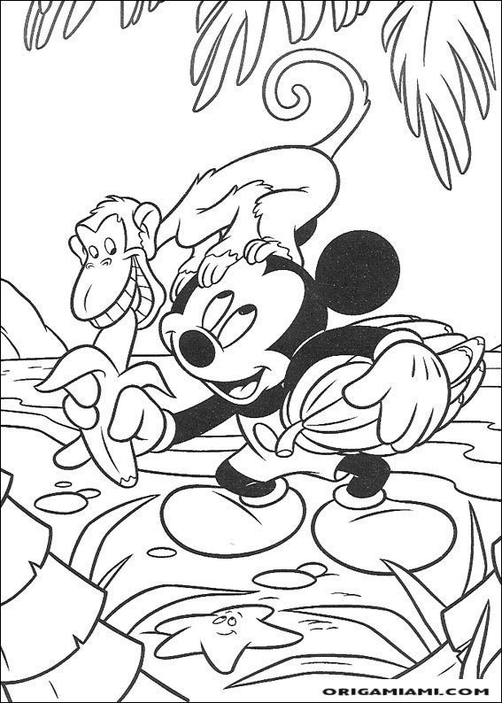 Mickey coloring page (4)