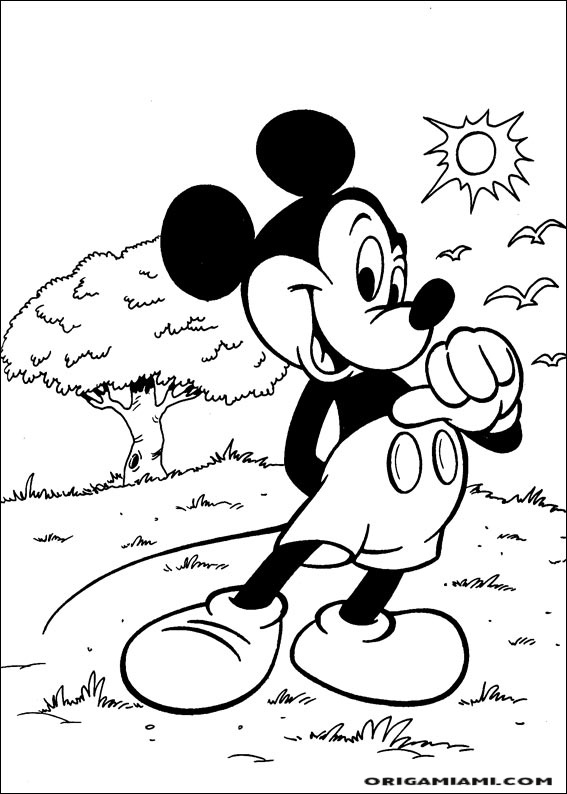 Mickey coloring page (72)