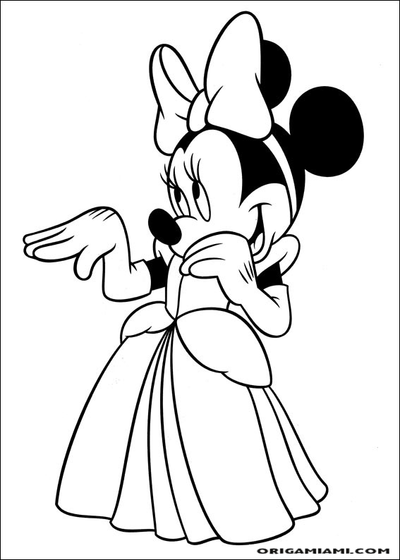 Minnie coloring page (33)