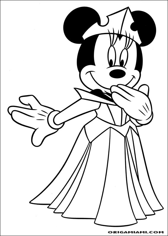 Minnie coloring page (37)