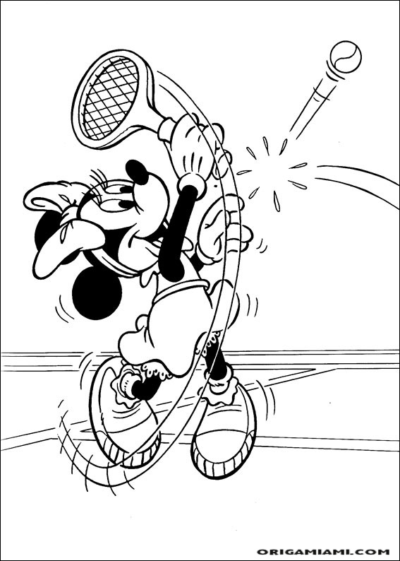 Minnie coloring page (4)