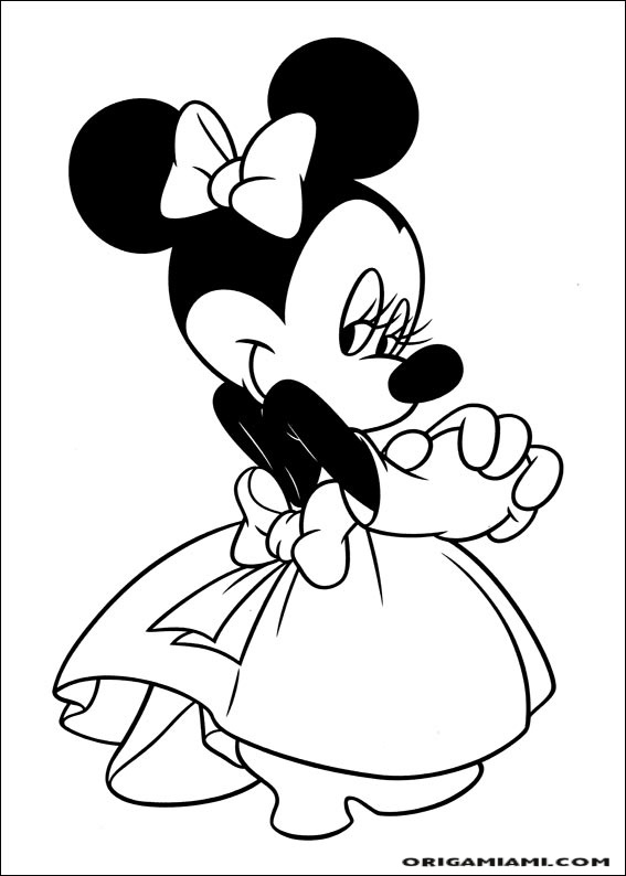 Minnie coloring page (42)