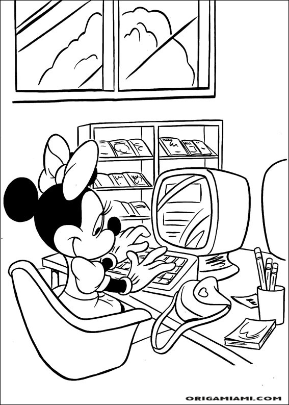 Minnie coloring page (55)