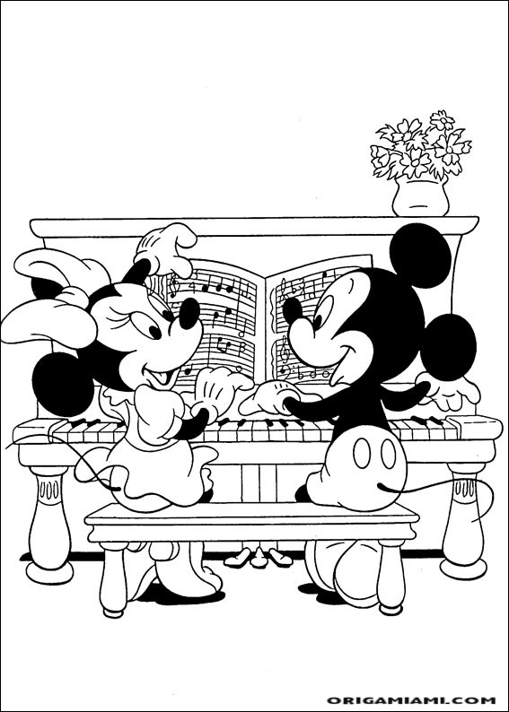 Minnie coloring page (8)