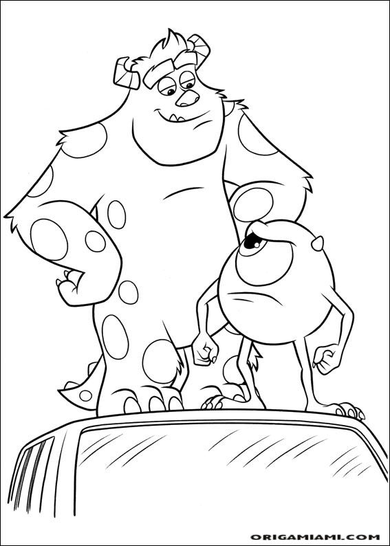 Monster university coloring page (1)