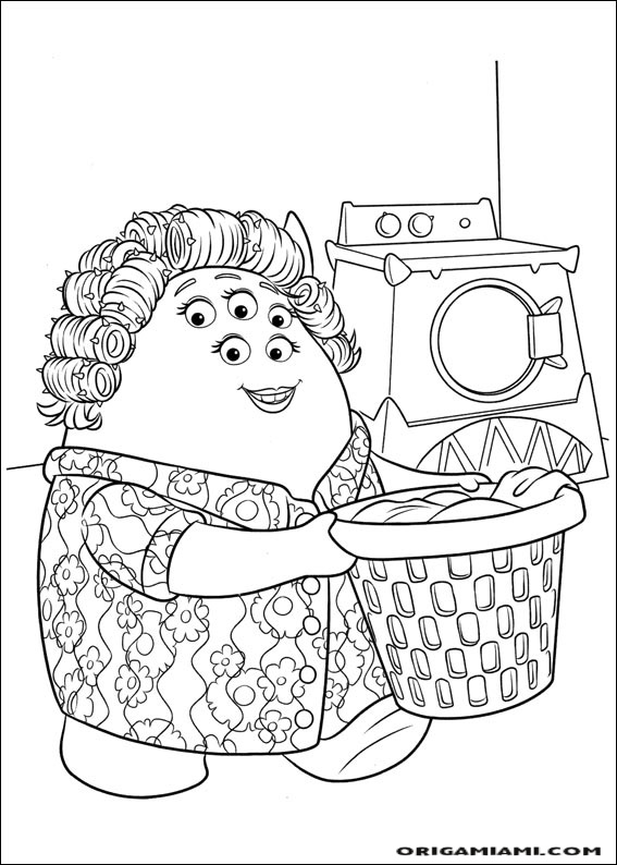 Monster university coloring page (10)