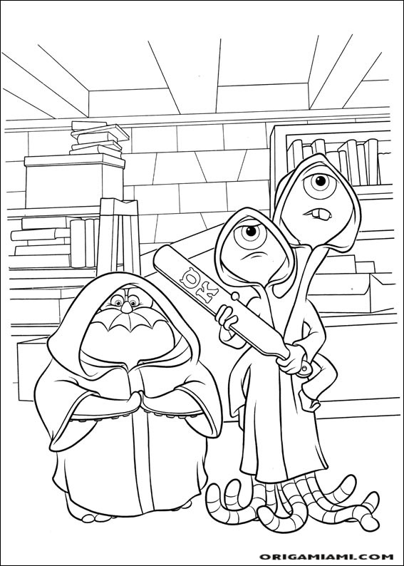 Monster university coloring page (11)