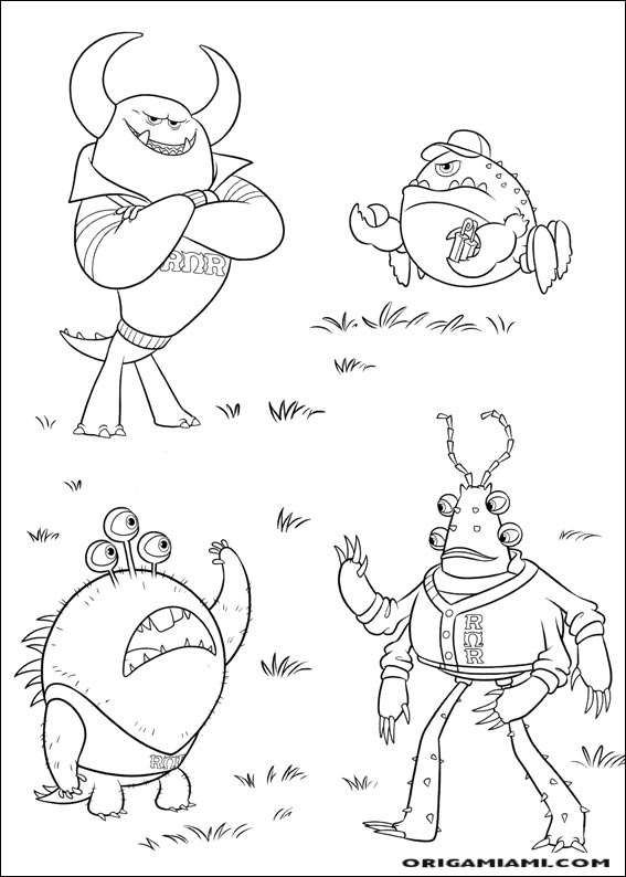 Monster university coloring page (14)