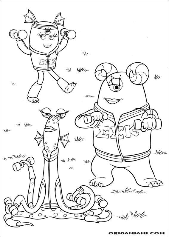 Monster university coloring page (16)