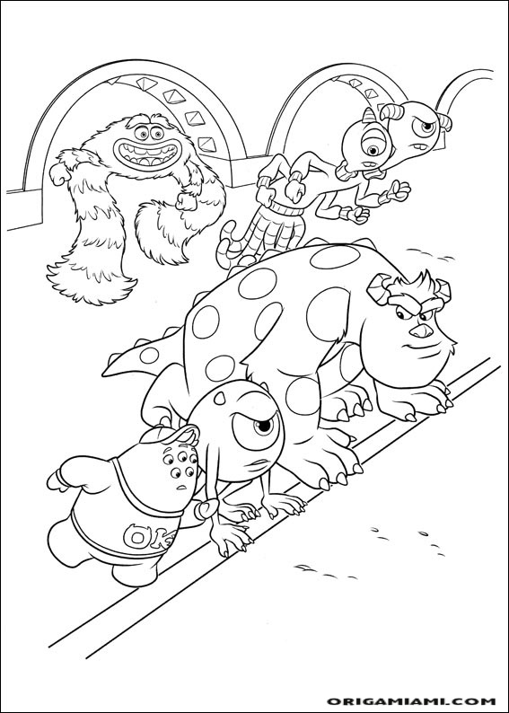 Monster university coloring page (19)