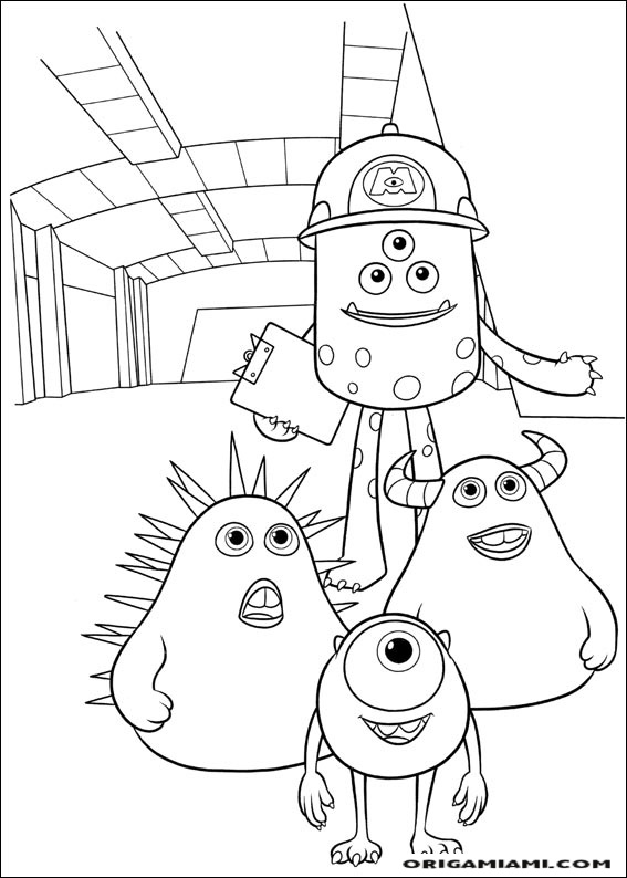 Monster university coloring page (23)