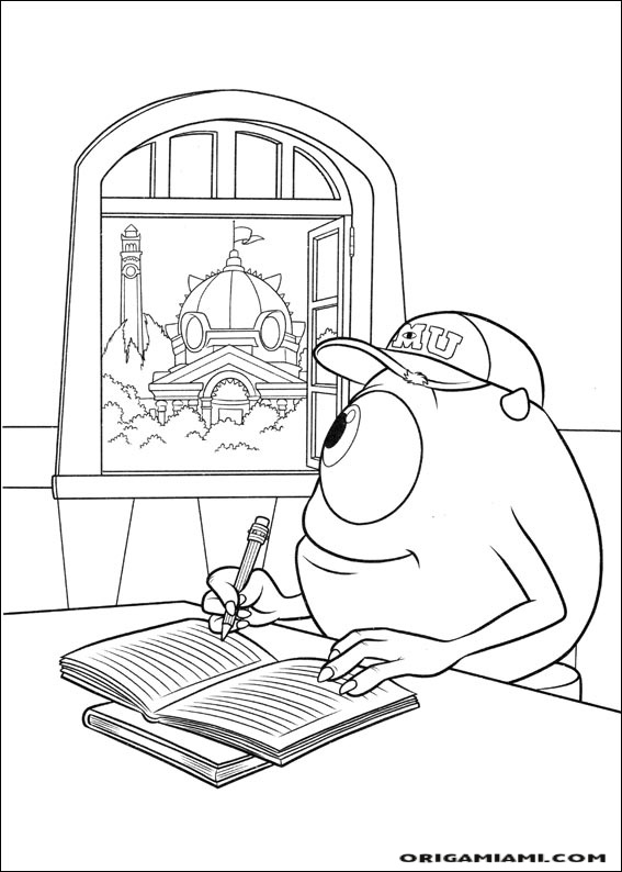 Monster university coloring page (27)