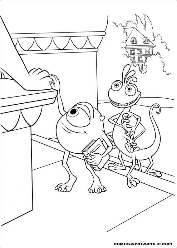 Monster university coloring page (28)