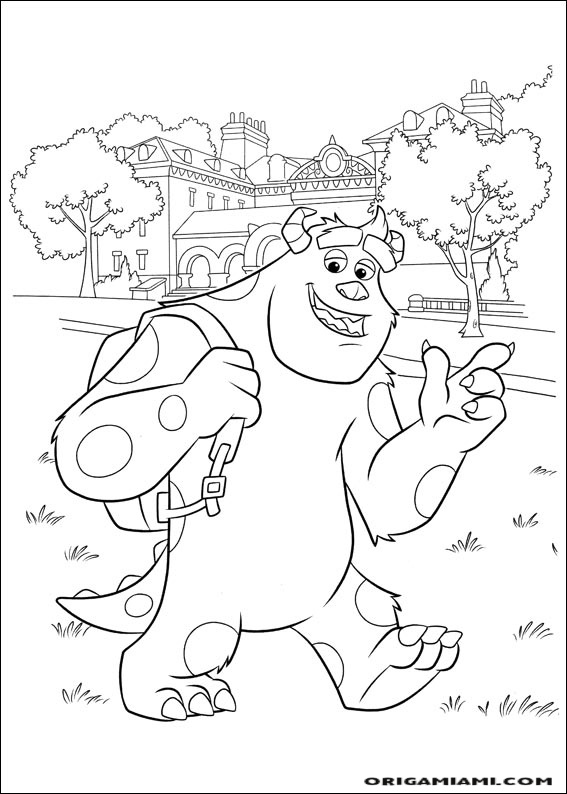 Monster university coloring page (31)