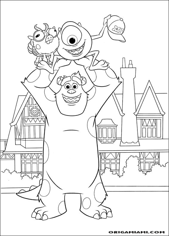 Monster university coloring page (34)