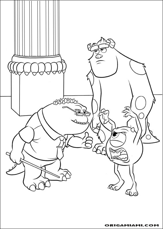 Monster university coloring page (35)