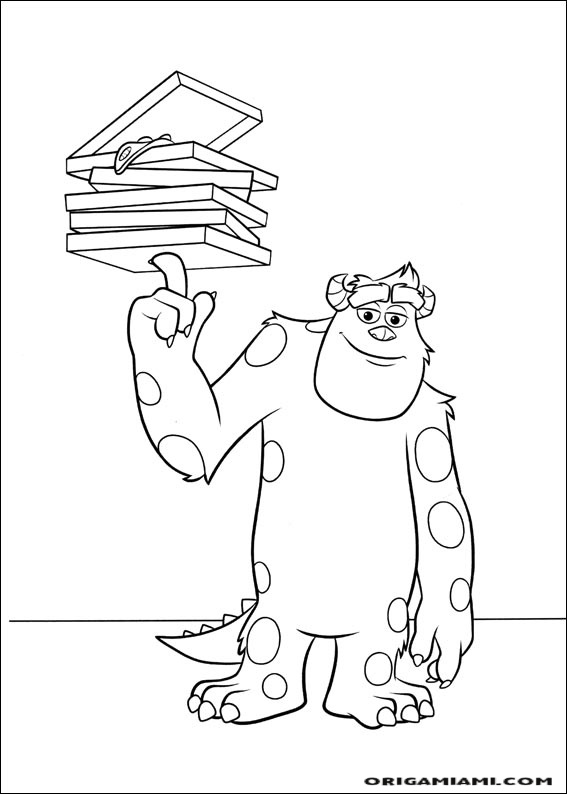 Monster university coloring page (36)