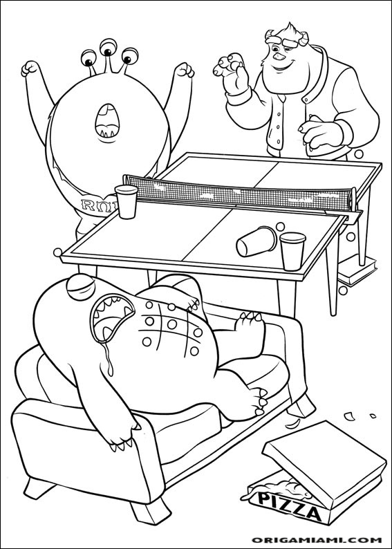 Monster university coloring page (37)