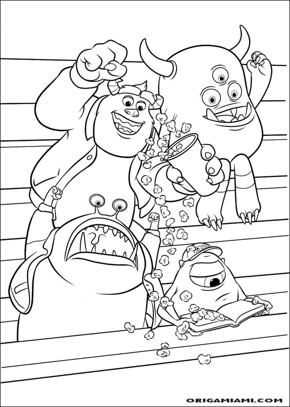 Monster university coloring page (38)