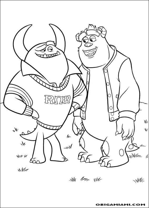 Monster university coloring page (39)