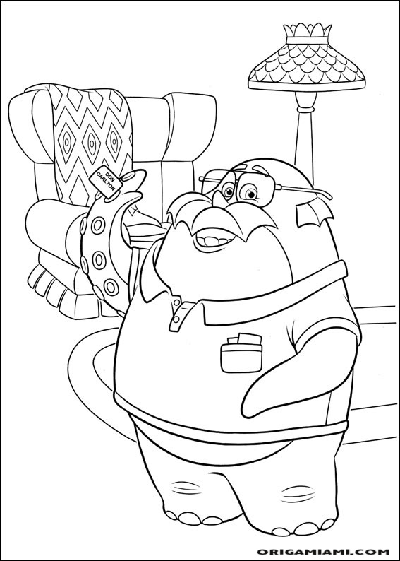 Monster university coloring page (4)