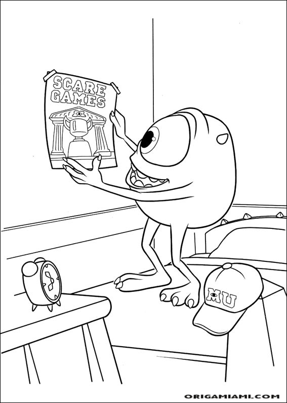 Monster university coloring page (43)