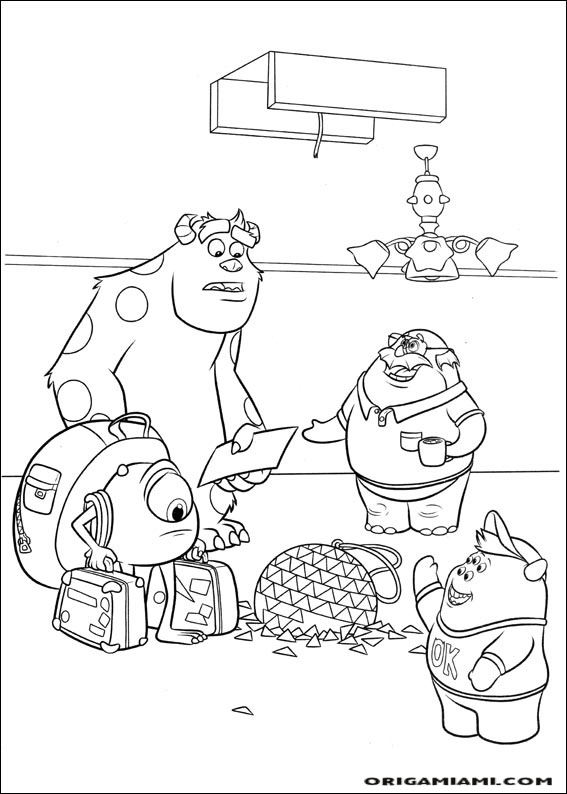 Monster university coloring page (5)