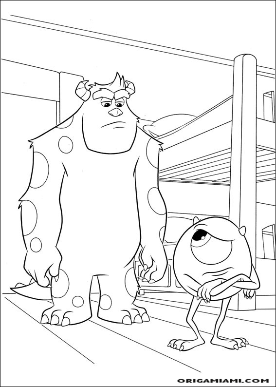 Monster university coloring page (8)