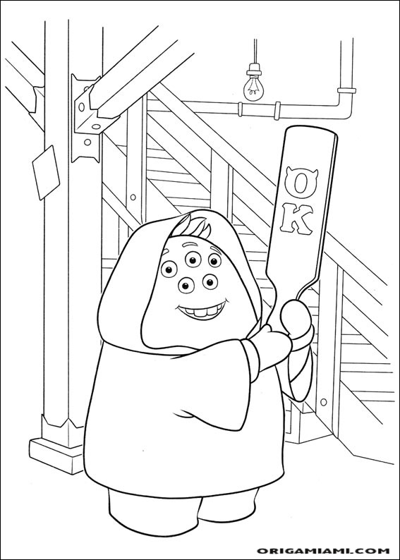 Monster university coloring page (9)