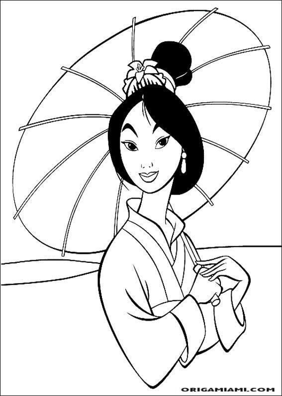 Mulan coloring page (23)