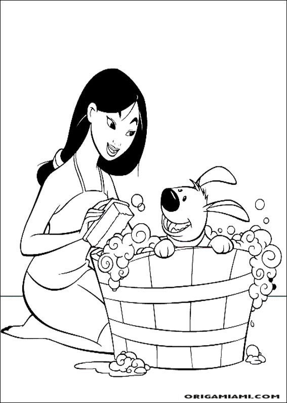 Mulan coloring page (24)