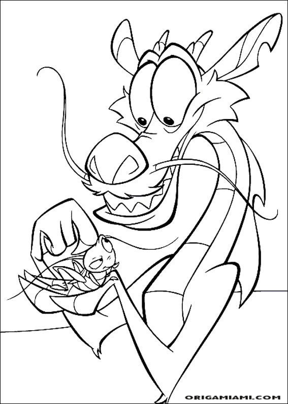 Mulan coloring page (28)