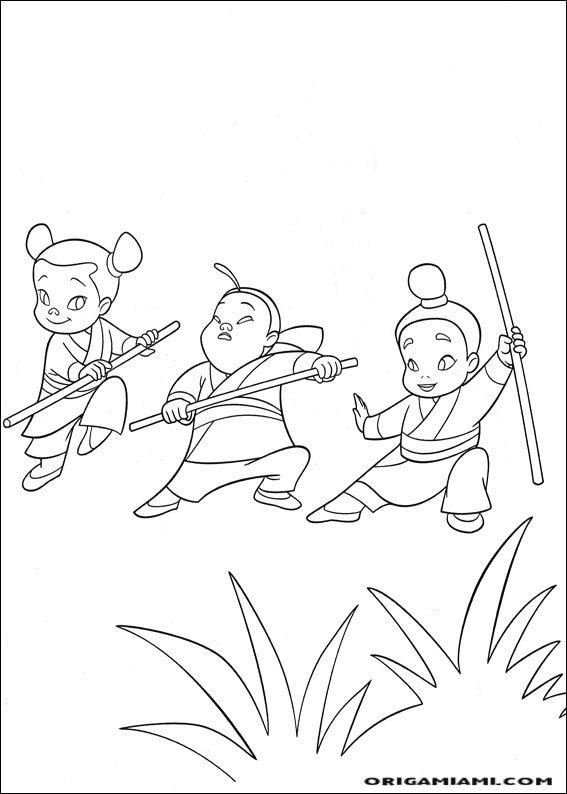 Mulan coloring page (31)