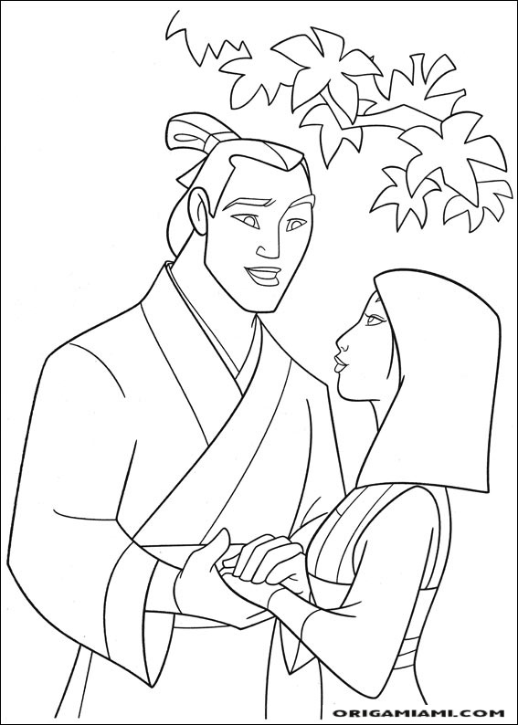 Mulan coloring page (32)