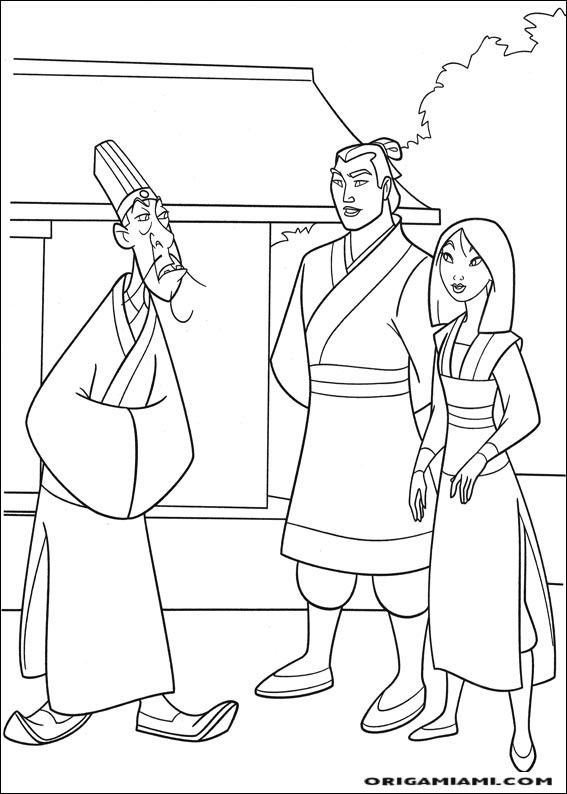 Mulan coloring page (34)