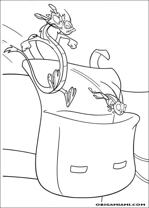 Mulan coloring page (35)