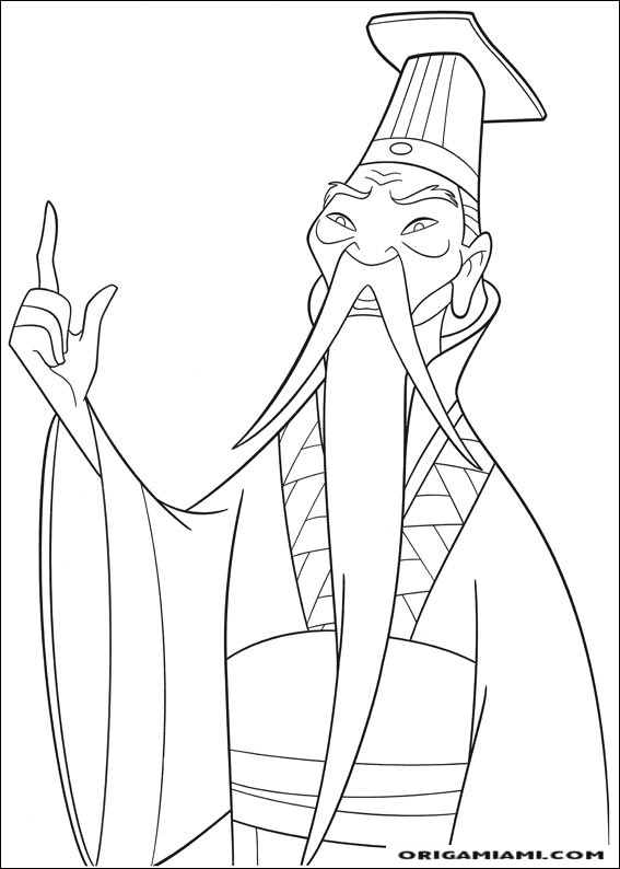 Mulan coloring page (37)