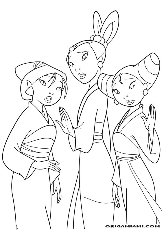 Mulan coloring page (39)