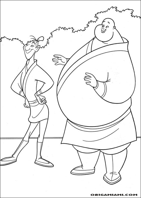 Mulan coloring page (41)