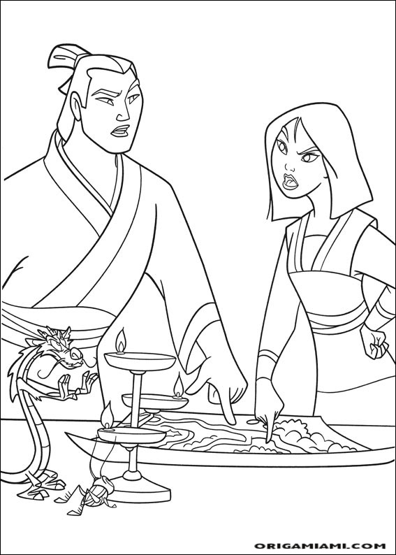 Mulan coloring page (42)