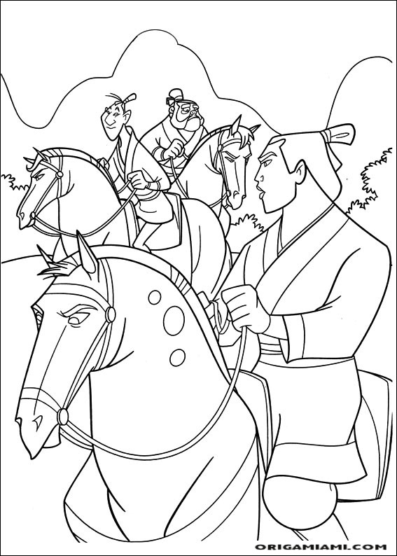 Mulan coloring page (51)