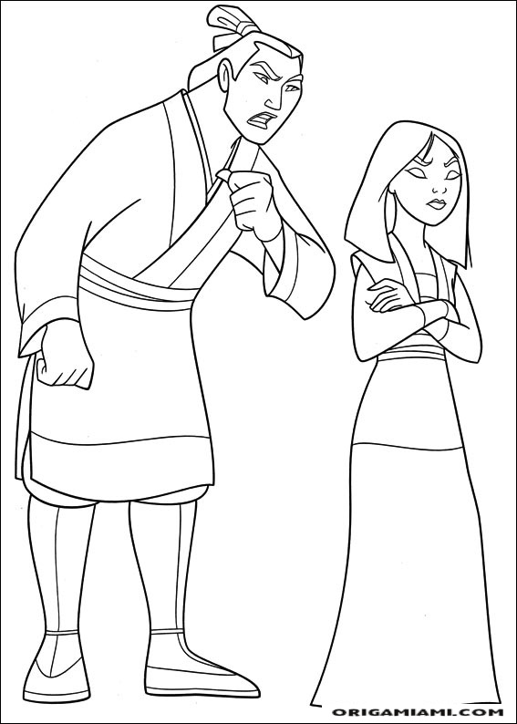 Mulan coloring page (52)