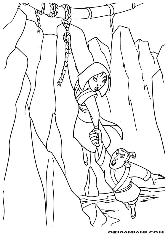 Mulan coloring page (55)