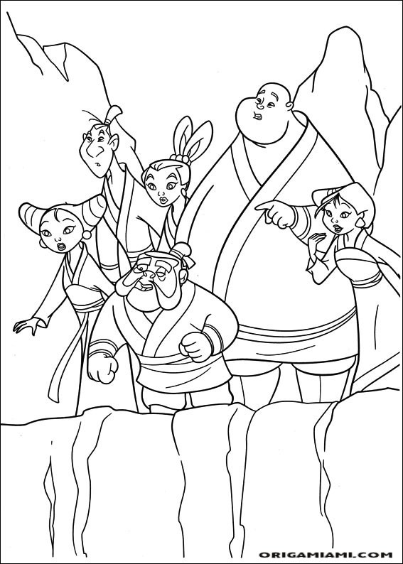 Mulan coloring page (57)