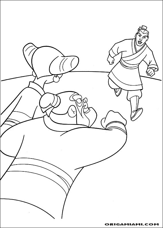 Mulan coloring page (59)