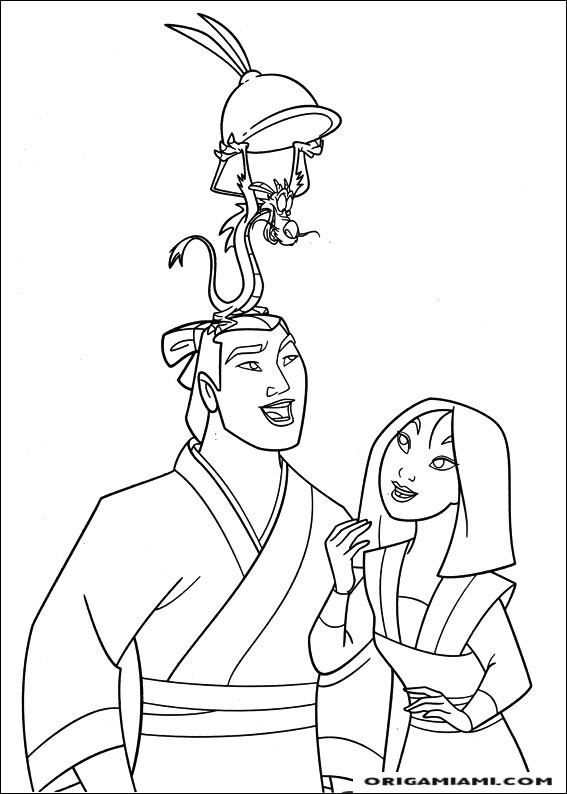 Mulan coloring page (62)