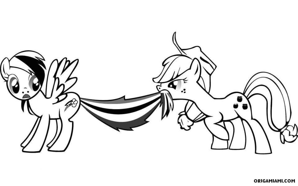 My little pony coloring page (8)